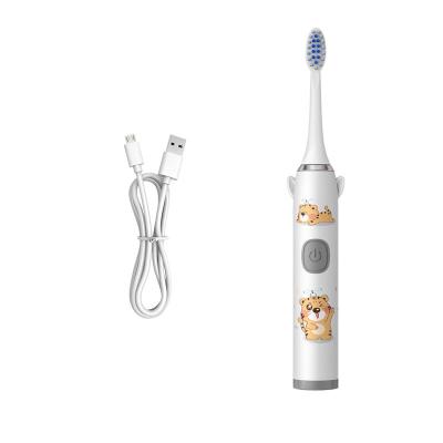 China USB Charge Kids Children Toothbrush Electric Soft Bristles ODM Service With Size Is 5.5*19.5*3 cm And Weight Is 41 Gram for sale