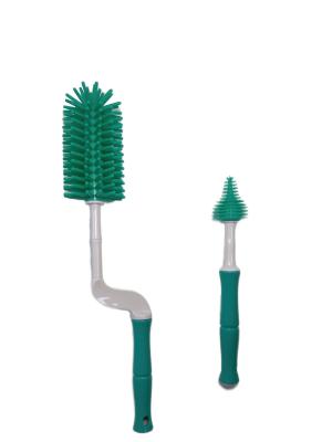 China ISO Rubber Silicone Bottle Brush Cleaning Kit Customized With Size Is 19.5*3.6cm and 32*5.3cm And Weight IS 103 Gram for sale