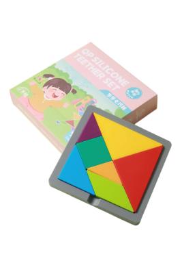 China Crianças Indoor Soft Silicone Toy Puzzle Teether 30-100 Peças Para Treinamento do Cérebro à venda