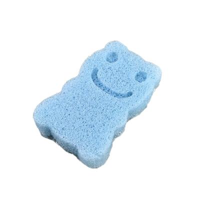Китай Non toxic Soft Baby Bath Sponge / Charcoal Konjac Sponge Absorbency Cleaning Tool for Safe Playtime Size Is 8*6*2.5 cm продается