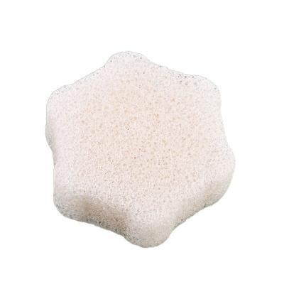 Китай Six-pointed Star White Absorbency Soft Body Konjac Sponge Long lasting Rectangular Shape Assorted Colors Size Is 8*6*2.5 продается