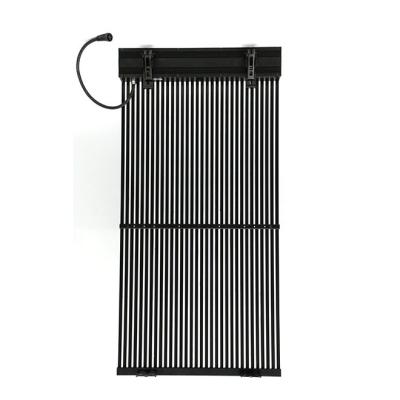 China DIP Media LED Curtain Display EV Series Vertical Horizontal Cabinet Position for sale