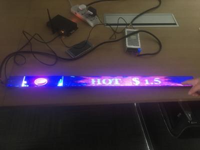 China Attractive Shelf LED Display Creative Convenient Mounting With OEM ODM Service for sale