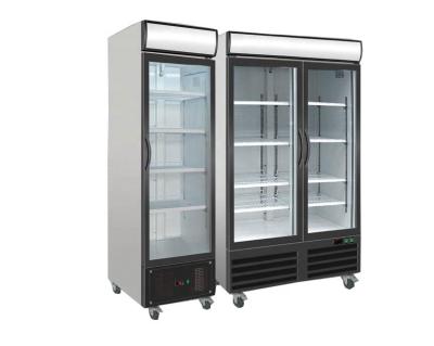China Beverage Upright Display Freezer for sale