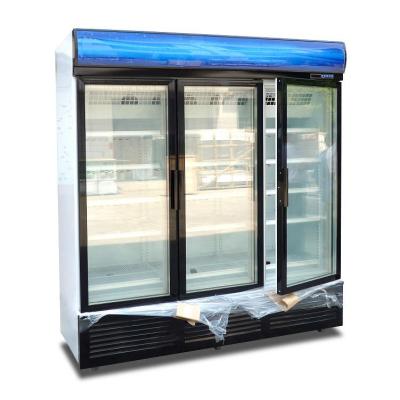 China Vertical Commercial Display Freezer for sale