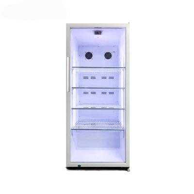 China congelador de cristal vertical comercial de la exhibición de la puerta 458L en venta