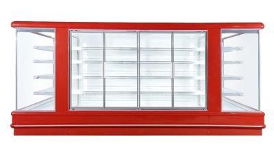 China Refrigerador abierto refrigerado de Multideck del supermercado vertical en venta