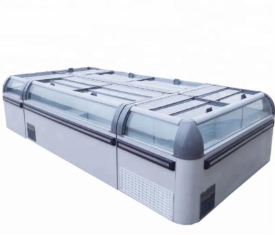China Commercial Deep Chest 900L Island Display Freezer for sale