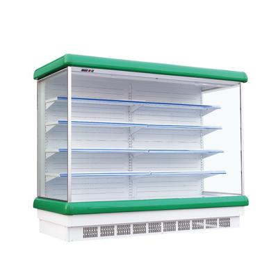 China Supermarket 4 Layers Vertical Open Display Chiller for sale