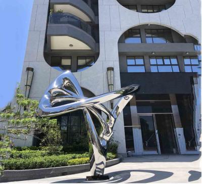 Китай Скульптура металла крыла бабочки на открытом воздухе, подгонянные скульптуры сада искусства металла продается
