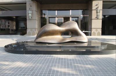 Китай Современный размер таможни дизайна статуи бронзы работы абстрактного искусства продается
