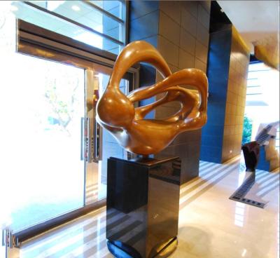Cina Tecnica di colata bronzea dell'interno astratta delle statue per la decorazione dell'hotel dell'ufficio in vendita