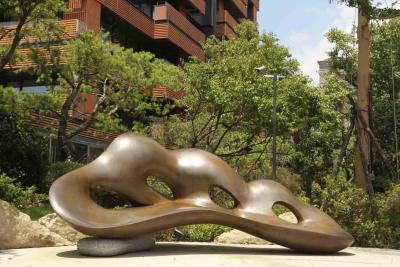 China Modern Large Outdoor Bronze Sculpture , Hotel Art Deco Bronze Sculptures for sale