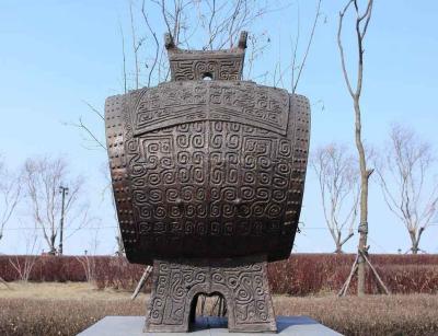 China Customized Ancient Bronze Sculpture 3.5 Meter Length For Square Ornaments for sale