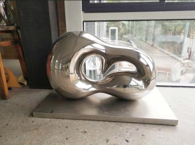 China Handicraft Indoor Metal Sculptures , Abstract Art Metal Sculpture Home Decor for sale