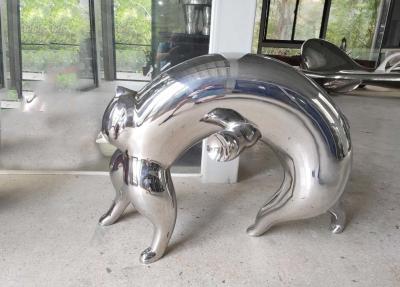 China Moderno animal das esculturas do metal abstrato interior datilografado para a decoração home à venda