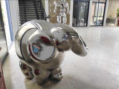 China Abstract ODM / OEM Accept Metal Animal Sculptures Statue For Garden Decor for sale