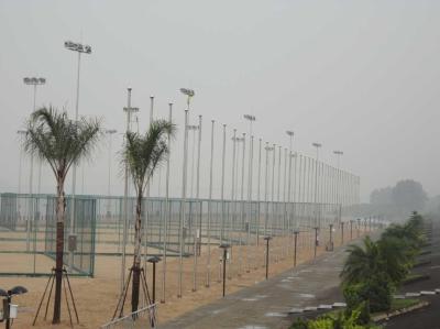 中国 屋外の外的な揚げ綱の金属の10メートルの旗竿 販売のため