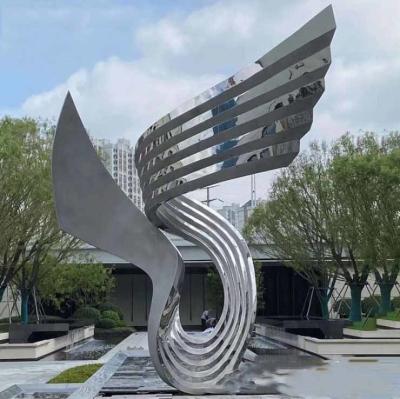 China Het eigentijdse Roestvrije staal van het Tuin Grote Openluchtbeeldhouwwerk voor Decoratie Te koop