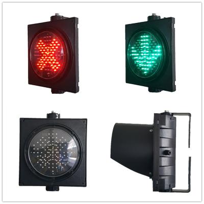 China Detachable Aspect 200MM 1-Aspect RG Direction Road Traffic Light for sale