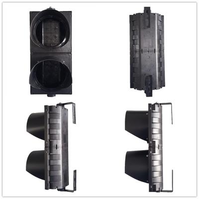 China 200MM Housing 2-Aspect Body Road Traffic Light Round Or Square for sale