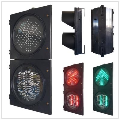 China 300MM 2-Flip Door Detachable Go Stop RG Aspect And Countdown Timer Road Traffic Light for sale
