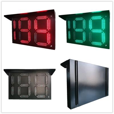 China 2.5-Digit 540MM RG Two-Phase Countdown Timer Road Safety Traffic Light for sale