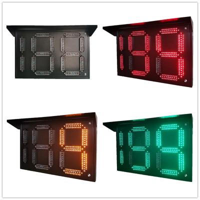 China Flip Door 188 Two-Phase 2.5-Digit 540MM RYG Countdown Timer Road Safety Traffic Light for sale