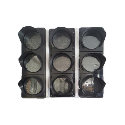 China Circle Or Square 400mm Traffic Signal Light Red Yellow Green 220VAC for sale