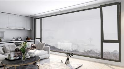 China Invisibility Hardware Aluminum Profile Casement Window à venda