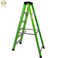 Quality Platform Aluminium Extending Ladders Telescopic A Frame Ladder 150KG-200kg for sale