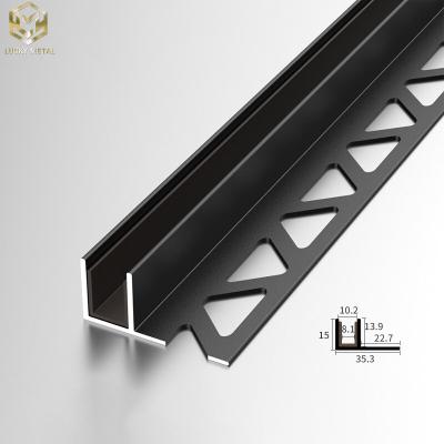 China Profiles de corte de borde de aluminio de 30x30 de espesor de 2 mm personalizados en venta