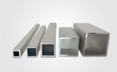 Cina Tubi di sezione quadrata di alluminio 7075 di alluminio estrusi in vendita