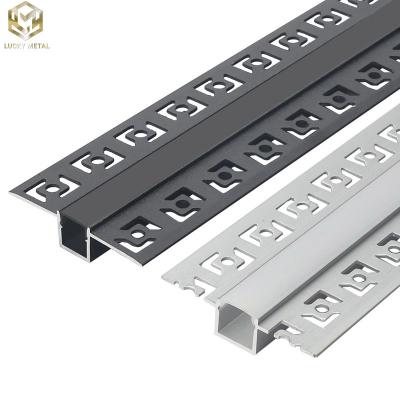 China 20 mm montado de aluminio LED Strip Canal de perfil para iluminación interior en venta