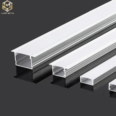 China Streamlined Track Corner Aluminium Led Strip Profile Light Commercial for sale