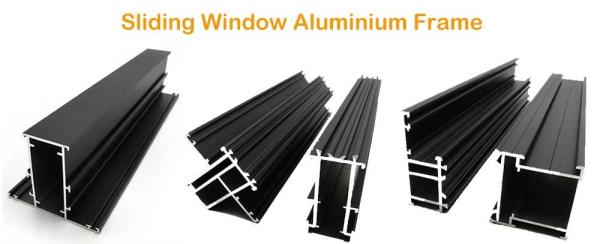 Quality Customized Aluminum Profile Door Frame Extrusions For Sliding Window for sale