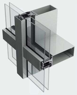 Chine 6063 Profiles de fenêtres en aluminium, sections d'extrusion pour verre à vendre