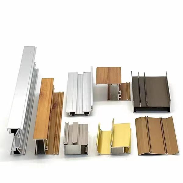 Quality Electrophoresis 6063 Aluminium Door Frame Profile Extrusion Customized for sale