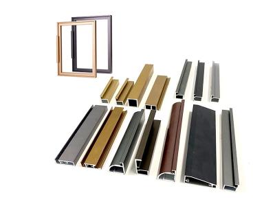 China 5052 Aluminium Cabinet Door Frame Handle Profiles Fabrication for sale