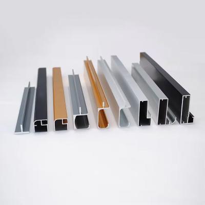 China Kitchen 6000 Aluminium Cabinet Door Frame Edge Profile OEM for sale