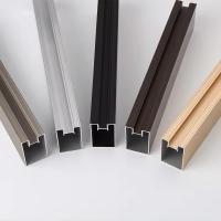 Quality Custom Extrusion Aluminum Profiles Section For Sliding Closet for sale