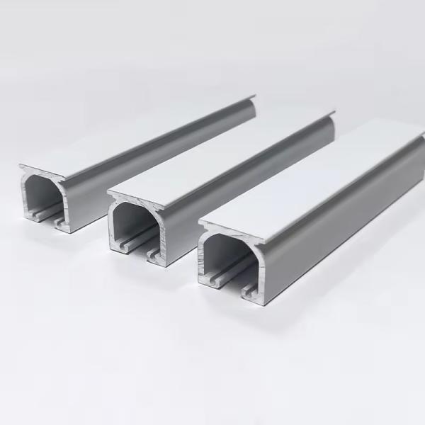 Quality Curtain Rail Track T Slot Aluminium Extrusion Profile For Enclosure ODM for sale