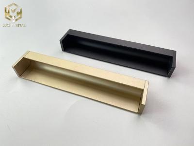 China Aluminum Metal Drawer Edge Pull Handles en venta