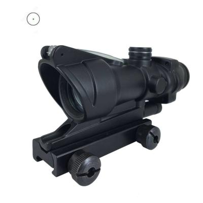 China HD-2CRQ 1x32 Hunting Scopes Sight Optics Real Fiber R or G Dot Rifle Scope With 20/11mm Rail for sale