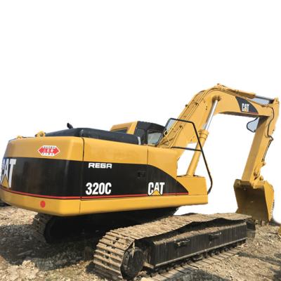 China 20 Ton  Used Caterpillar Excavator Construction 320C Crawler Excavator for sale