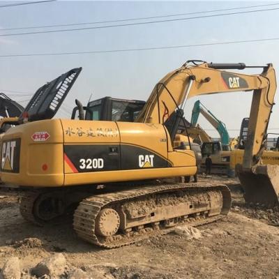 China Máquina escavadora usada durável da construção da mão da máquina escavadora 320D segundo de Caterpillar à venda