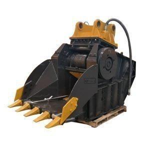 China Cubeta padrão do triturador das máquinas escavadoras, máquina escavadora industrial Parts à venda
