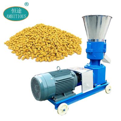 China Aminmal Feed Chicken Pig Feed Pellet Machinery Small Fish Extruder Floating Grass Poultry Pellets Maker For Animal Feed Crusher Machine for sale