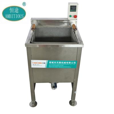 China food & Beverage Factory Small Commercial Oil Water Mixed Electric Deep Fryer With Single Tank For KFC Fried Food for sale