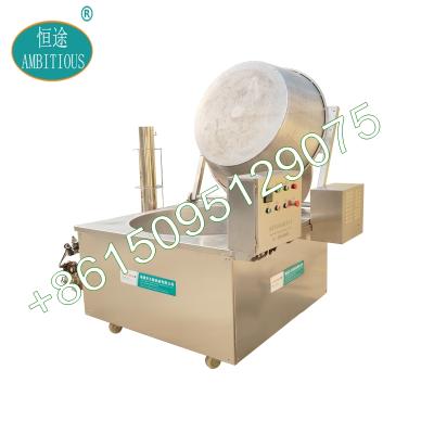 China Frying for Fried Peanut and Nuts Snacks Industrial Coated Gas Deep Fryers Gas Stir Fryer Machine Frying for Snacks 1-300°C Oil Immersed Fried Peanut and Nuts for sale